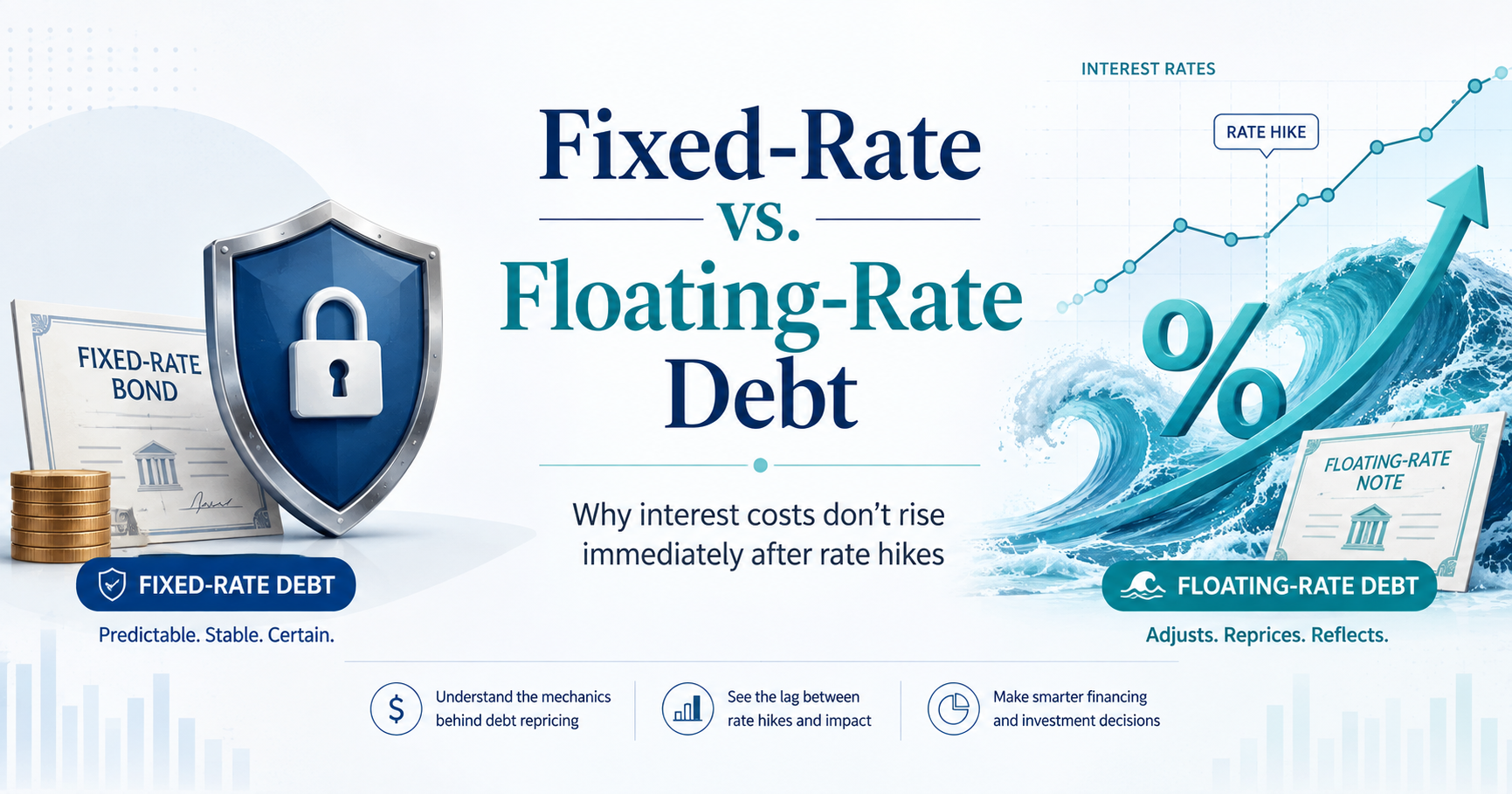 Fixed-Rate vs. Floating-Rate Companies: Why Interest Costs Don’t Rise Immediately After Rate Hikes
